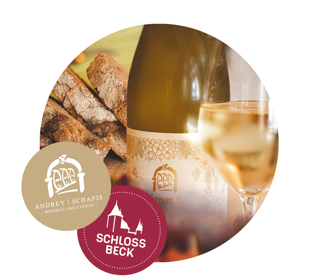 Brot und Wytour Brot und Weisswein Logo Schloss Beck
