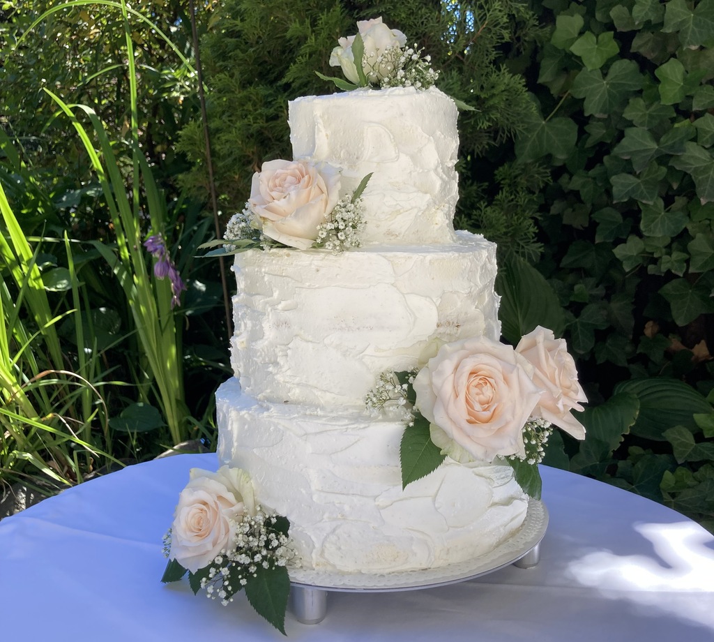 Nahtlos-Hochzeitstorte verwirbelt